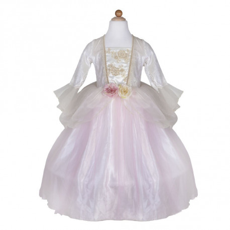 Robe de princesse rose et or 7/8 ans