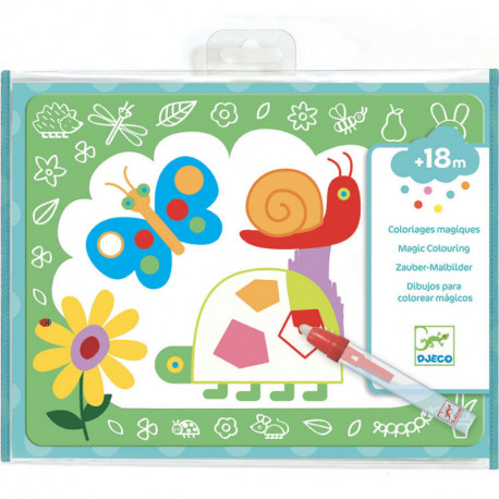 Coloriage magique - Caché en route