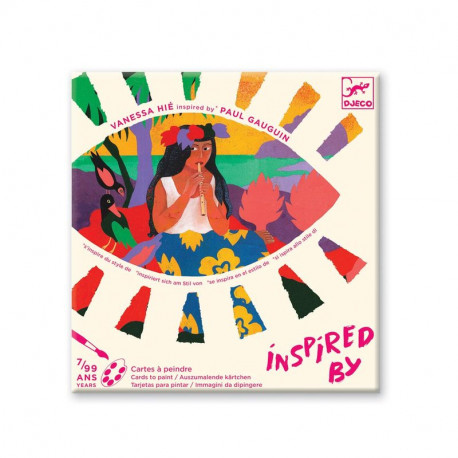 Inspired by Paul Gauguin - Polynésie cartes à peindre