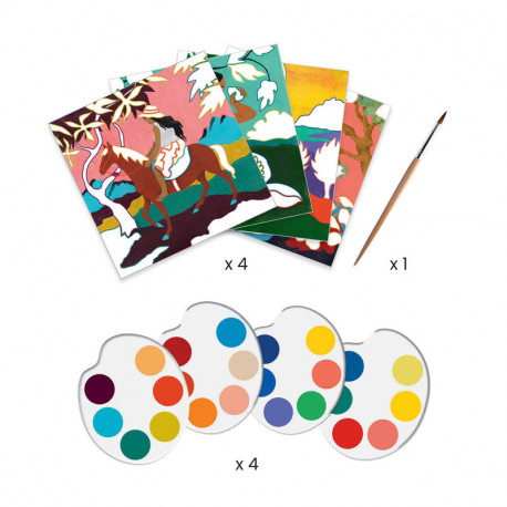 Inspired by Paul Gauguin - Polynésie cartes à peindre