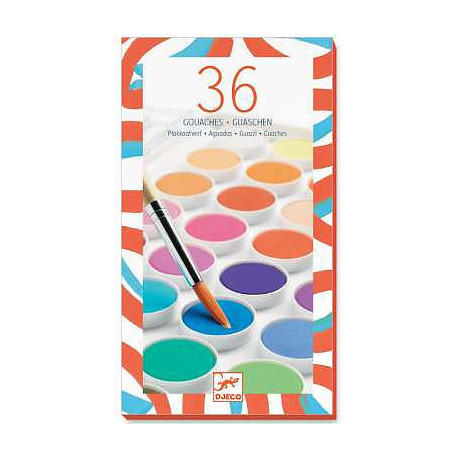 36 couleurs gouache