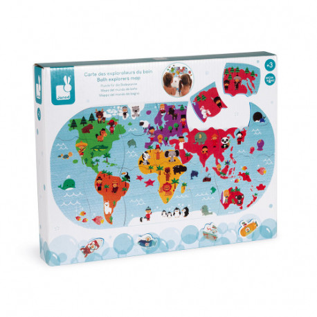 Carte des explorateurs du bain