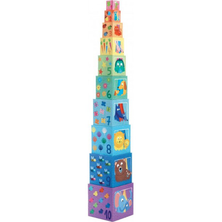 10 Cubes Arc-en-ciel