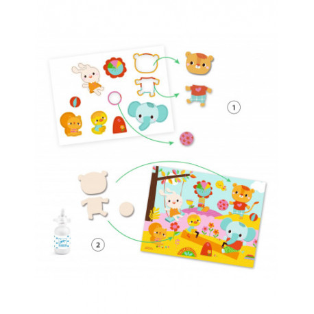 Collages La journée