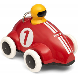 Brio Voiture de course Push & Go rouge