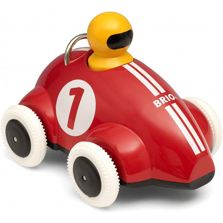 Brio Voiture de course Push & Go rouge