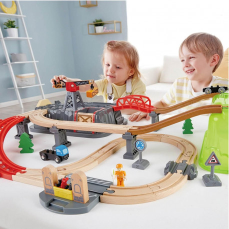 Coffret de train 2 en 1 Construis ta ville