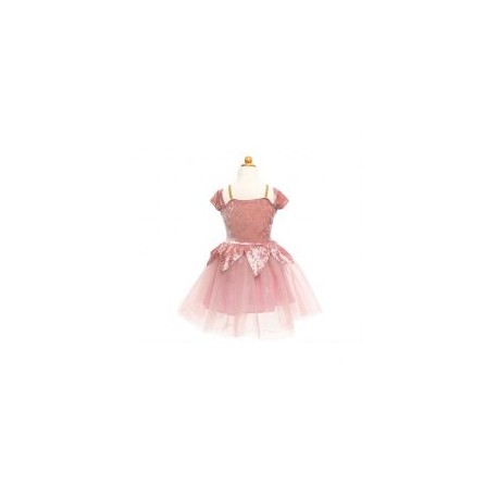 Robe ballerine rose poudrée  5-6 ans