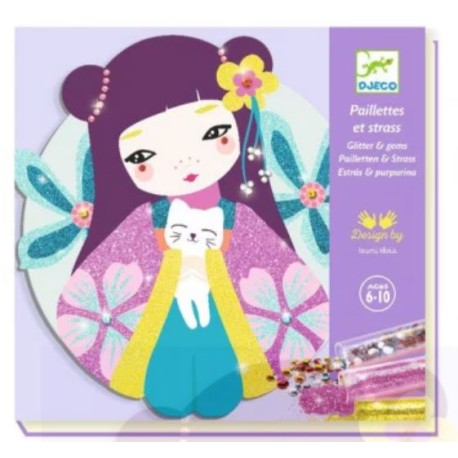 Paillettes et strass Onnanoko