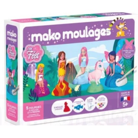 Coffret 5 moules Mes Fées 