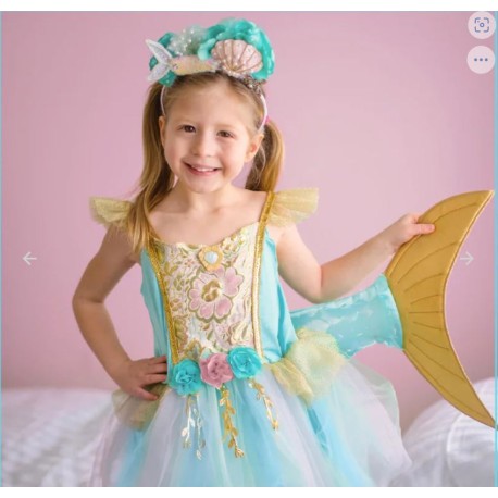 Déguisement de sirène avec queue 5/6 ans