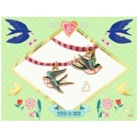 Bijoux rubans oiseaux