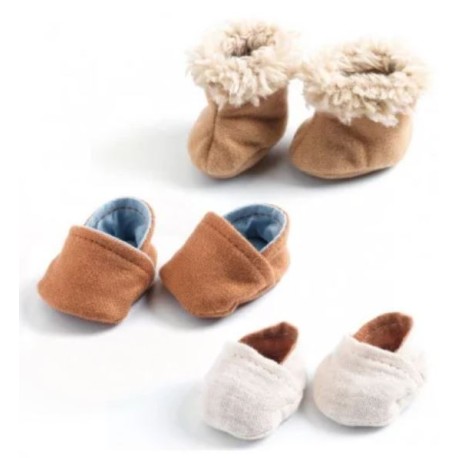 3 paires de chaussons 