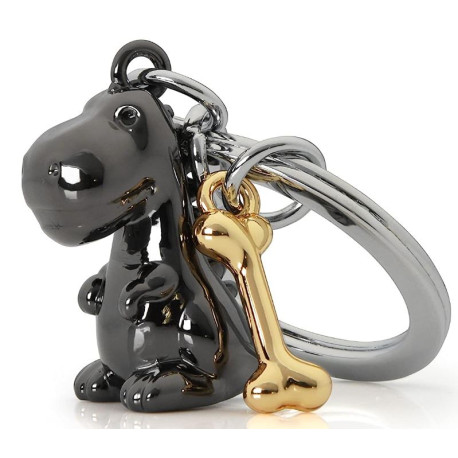 Porte-clé T-rex & son os
