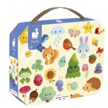 Puzzle imagier de la nature 20 pièces