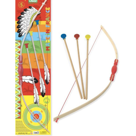 Arc et 3 flèches sur carte