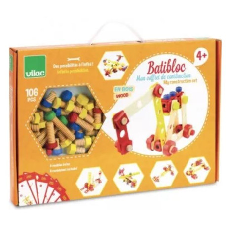 Coffret de construction Batibloc 106 pièces