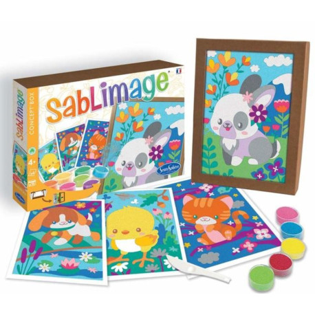 Sablimage Animaux câlins