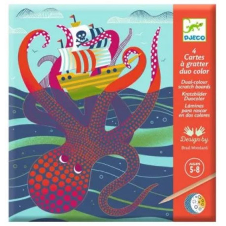 Cartes à gratter Dessus Dessous