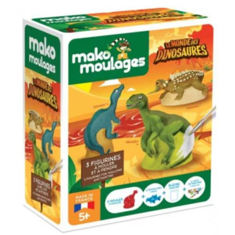 Mako Le monde des dinosaures 3 moules