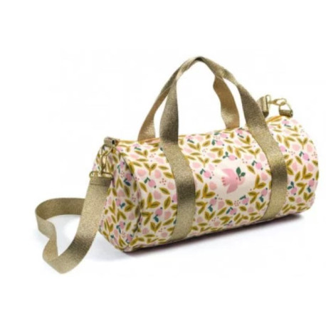 Sac polochon Oiseau rosé