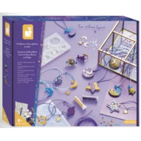 14 Bijoux en résine à créer Galaxy 