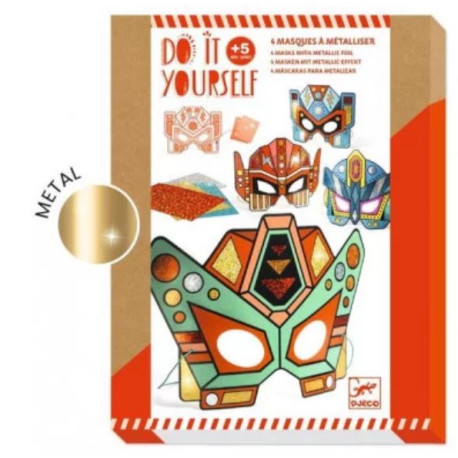 DIY Masques à métalliser Robots
