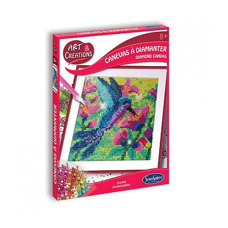 Canevas à diamanter Colibri