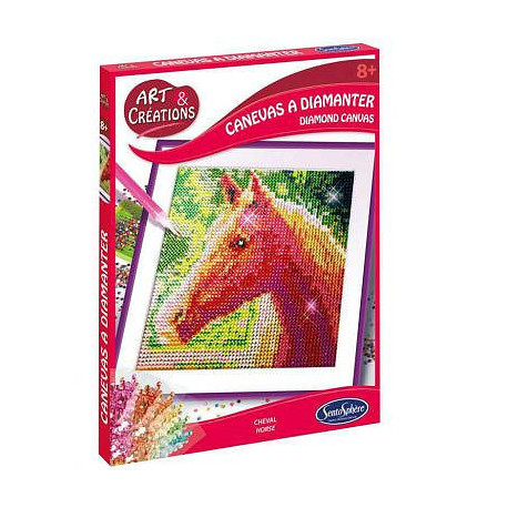 Canevas à diamanter Cheval