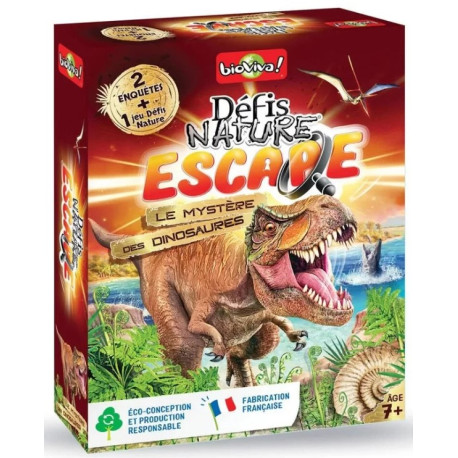 Défis nature Escape Le mystère des dinosaures