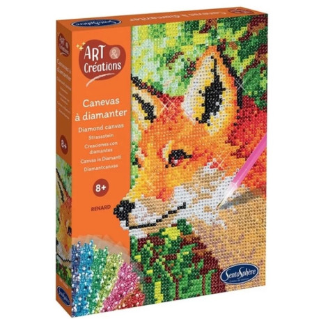 Canevas à diamanter Renard