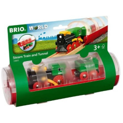 Brio Train vapeur & tunnel