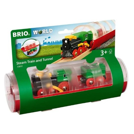 Brio Train vapeur & tunnel