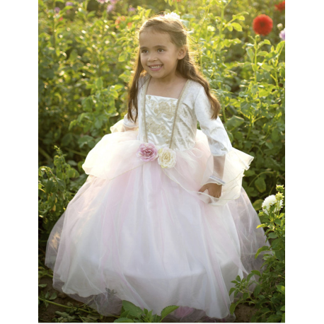Robe Princesse golden rose 3/4 ans