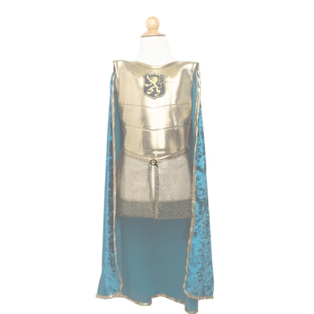 Chevalier doré Tunique et cape 5/6 ans