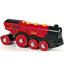 Loco puissante rouge