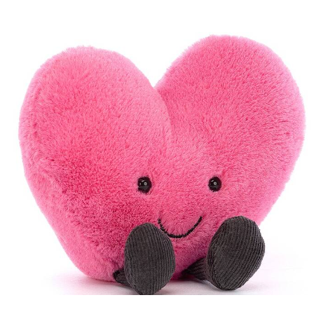 Amuseable Hot pink heart small