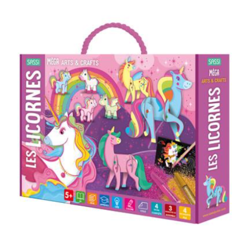 Mega box Arts & crafts Les licornes