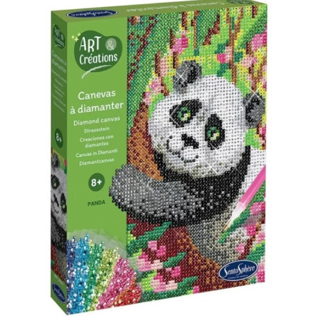 Art & Créations Canevas à diamanter Panda