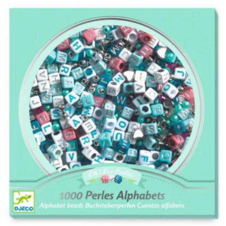 Perles Alphabet Argent