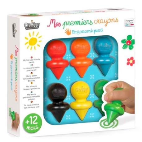 Mes premiers crayons x 6