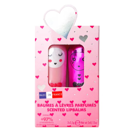 Coffret 2 baumes à lèvres Amour