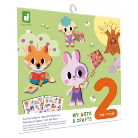 2 ans Stickers épais repositionnables