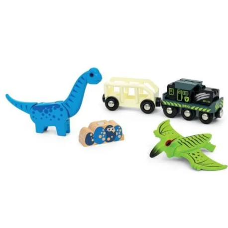 Brio Train à piles dinosaure