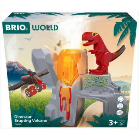 Brio Volcan dinosaure en éruption
