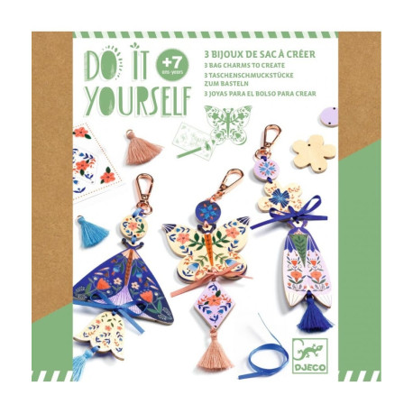 DIY 3 bijoux de sac à créer