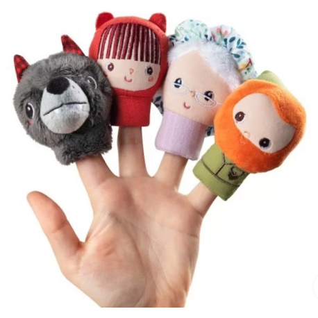 Marionnettes à doigts Chaperon rouge