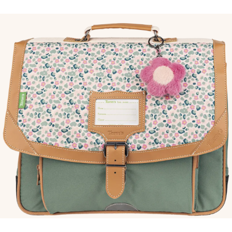 Cartable Iris vert 38 cm
