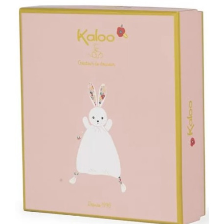 Doudou lapin coquelicot