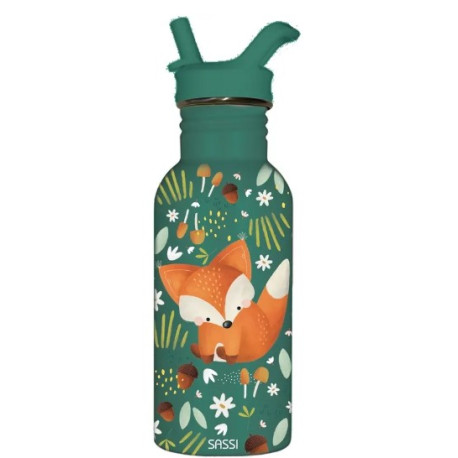 Gourde métal Renard